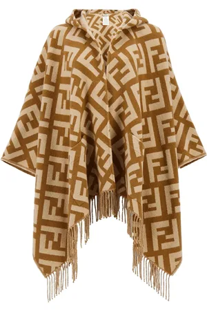 Fendi Poncho i jacquard