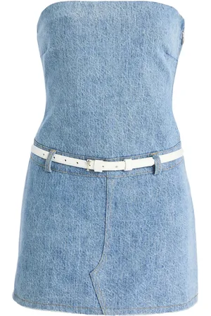 Retrofete Rayne klänning i denim