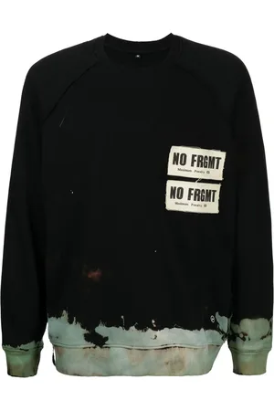 Stain Shade X Hiroshi Fujiwara tröja med batikfärgad effekt