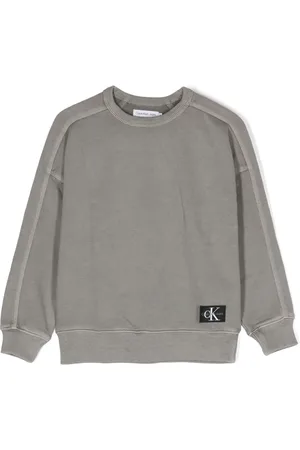 Calvin Klein Sweatshirt med logotypapplikation