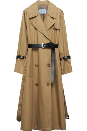 Prada Dubbelknäppt trenchcoat