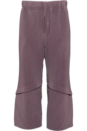 Issey Miyake Aerial plisserade byxor