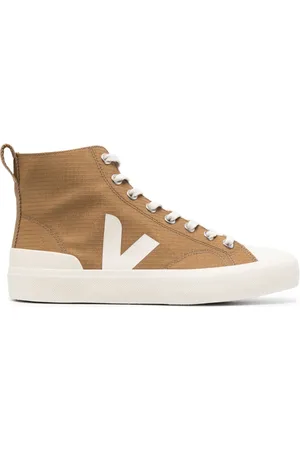 Veja Höga sneakers med logotypmärke