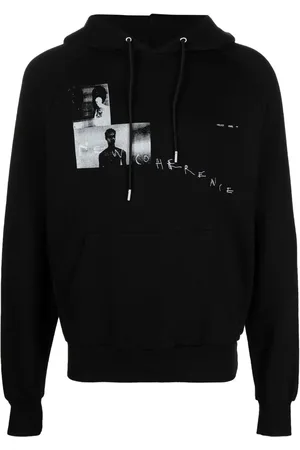 HELIOT EMIL Hoodie med grafiskt tryck
