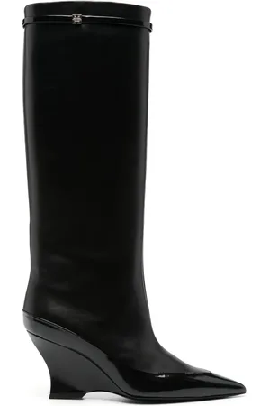 Givenchy Raven läderstövlar 80 mm