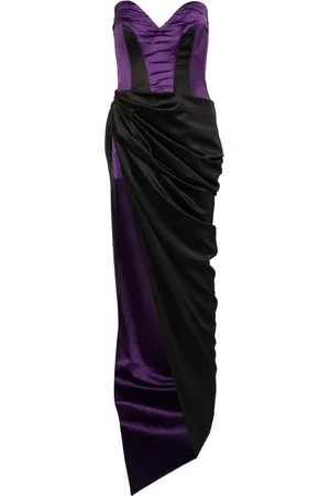 MITILIANE COUTURE Asymmetrisk maxiklänning