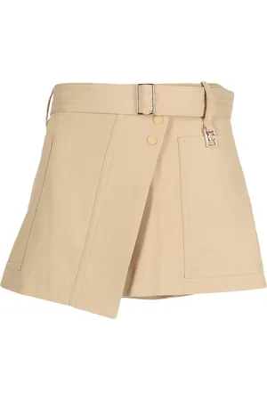 Low Classic Asymmetrisk minikjol med bälte
