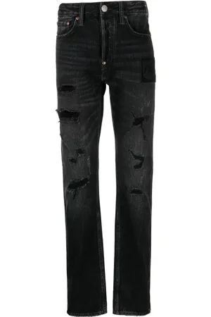 Evisu Jeans med slitning