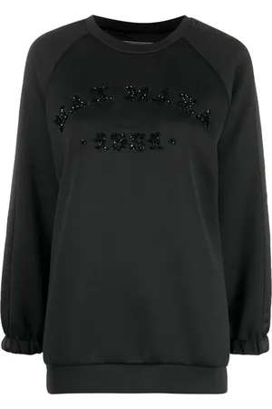 Max Mara Långärmad tröja med logotyp