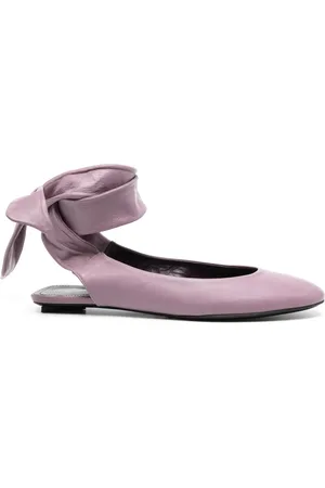 The Attico Cloe ballerinaskor i läder