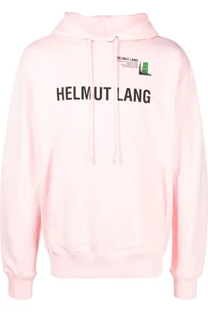 Helmut Lang Hoodie med logotyp