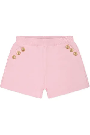 Balmain Shorts med präglade logotypknappar