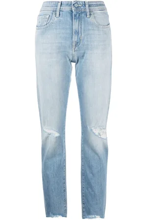 Jacob Cohen Jeans med sliten detalj