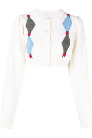 Alessandra Rich Blommig kofta
