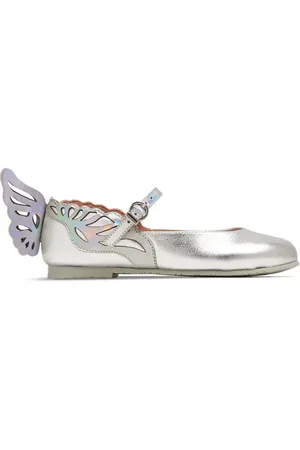 SOPHIA WEBSTER Heavenly lädersandaler med vingapplikation