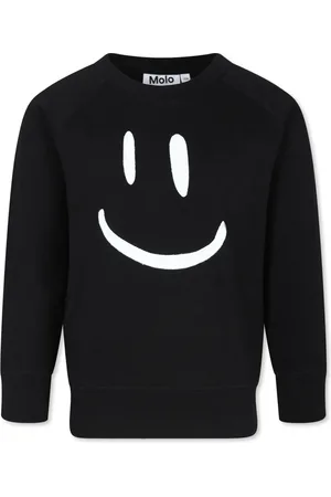 Molo Sweatshirt med smileytryck