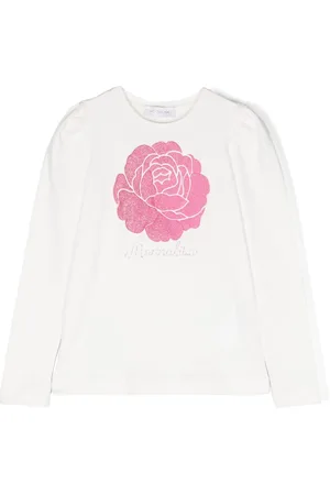 MONNALISA Tröja med blomapplikation