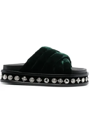TOGA PULLA Sammetstofflor med nitar 50 mm