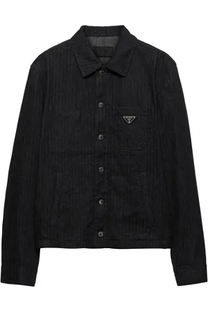 Prada Chevronmönstrad jeansjacka