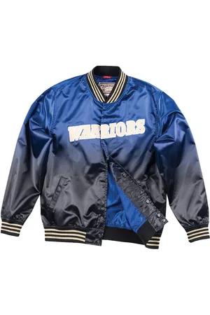 Mitchell & Ness NBA Golden State Warriors CNY Royal/Black bomberjacka