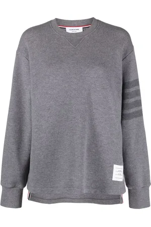 Thom Browne Stickad tröja med randdetalj