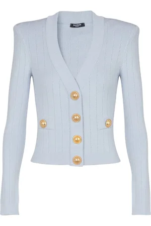 Balmain Kofta med graverade knappar