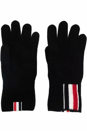 Thom Browne RWB randiga handskar