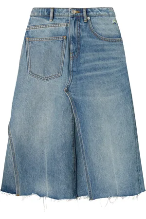 Tory Burch Deconstructed jeanskjol