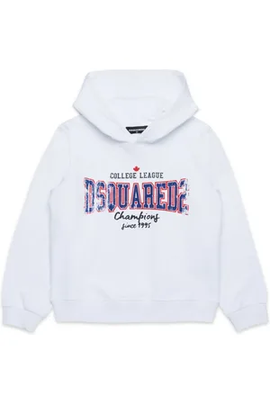 Dsquared2 Hoodie med logotyp