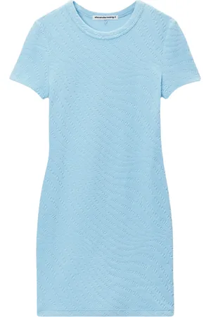 Alexander Wang Kortärmad miniklänning med rundad hals