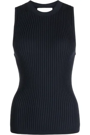 3.1 Phillip Lim ärmlös ribbstickad topp