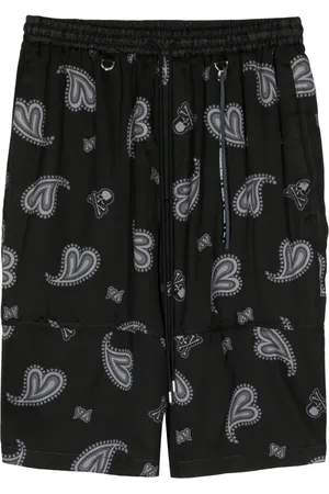MASTERMIND Paisleymönstrade bermudashorts