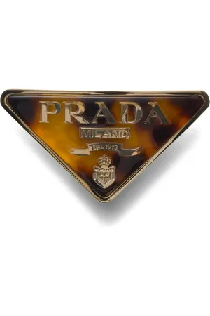 Prada Hårspänne med sköldpaddsfärgad effekt