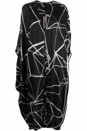 Rick Owens Geometrisk kappa med huva