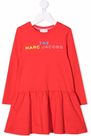 Marc Jacobs Utsvängd klänning med logotyp