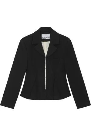 Ganni Blazer i crêpe
