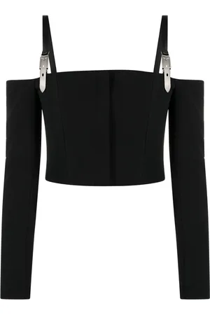 DAVID KOMA Baraxlad croptop med spänne