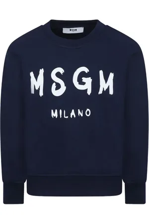Msgm Sweatshirt med logotyp