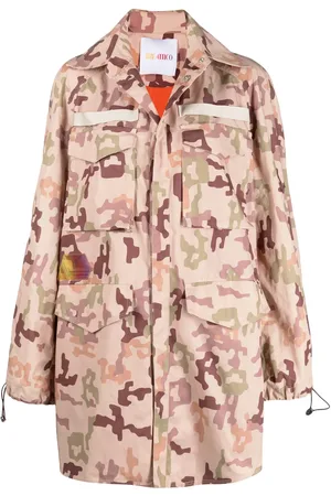 The Attico Kamouflagemönstrad parkas