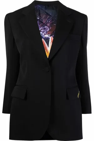 Lanvin Enkelknäppt figursydd jacka