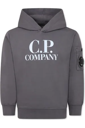 C.P. Company Hoodie med logotyp