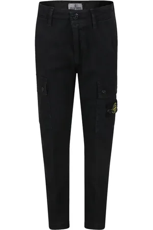 Stone Island Cargobyxor med kompassmärke