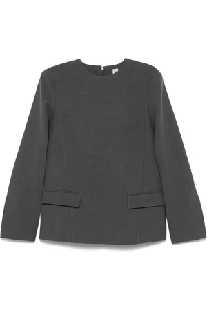Totême Blus med melerad effekt