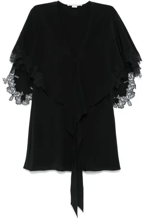 Stella McCartney Blus med spetsdetalj
