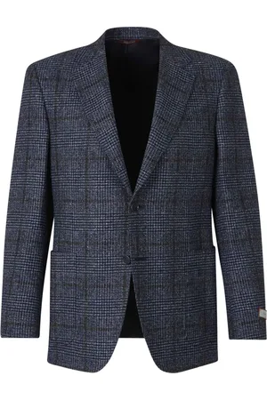 CANALI Skotskrutig blazer