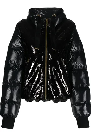 Khrisjoy Puff Glossy paljettjacka med huva