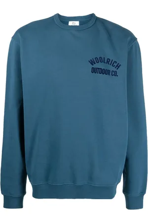 Woolrich Sweatshirt med präglad logotyp