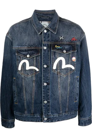 Evisu Jeansjacka med logotyp