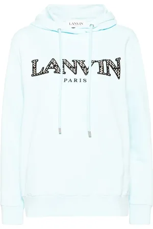 Lanvin Hoodie med logotyp