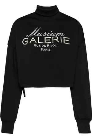 Musium Div. Pärlutsmyckade sweatshirt